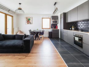 Cosygreen77 Near Disneyland elegant and bright apartment with garden and parking